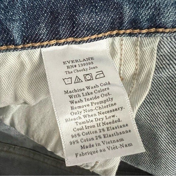 Everlane Women's High Rise Jeans - Blue - Picture 8 of 11